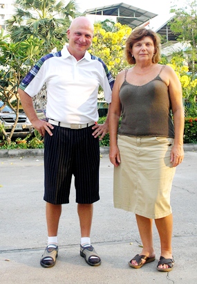 Green Valley winners - Valentina Hiller and Raivo Velsberg.